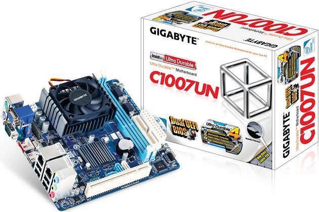 GIgabyte GA-C1007UN płyta główna zdjęcie opakowanie