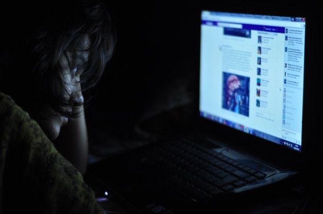 Facebook - smutek