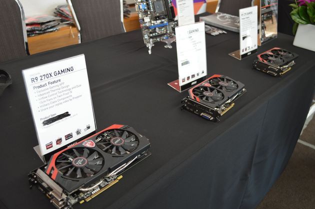 MSI Radeon R9 270X R9 280X karty graficzne zdjęcie