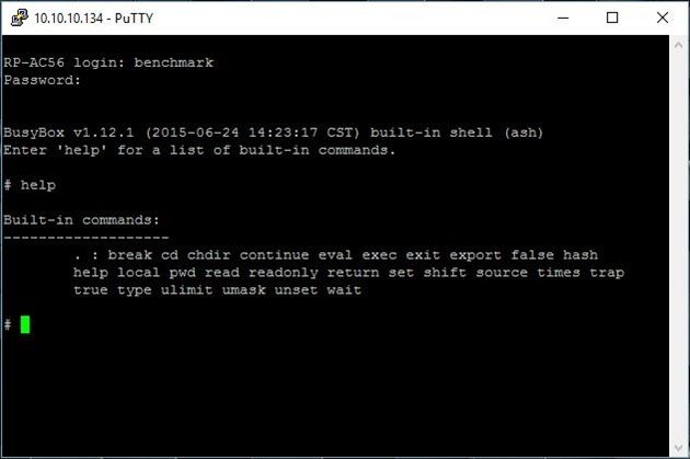 Asus RP-AC 56 BusyBox