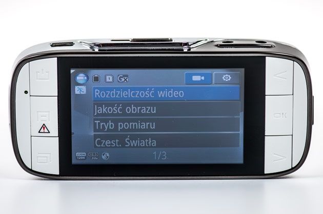 Xblitz P200 - menu