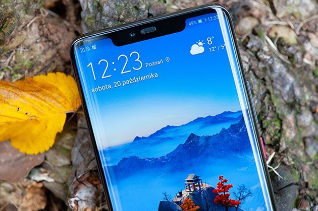 Huawei Mate 20 Pro wcięcie w ekranie