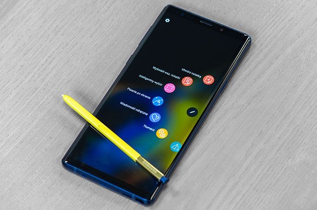 Samsung Galaxy Note 9 - aktywne piórko S Pen