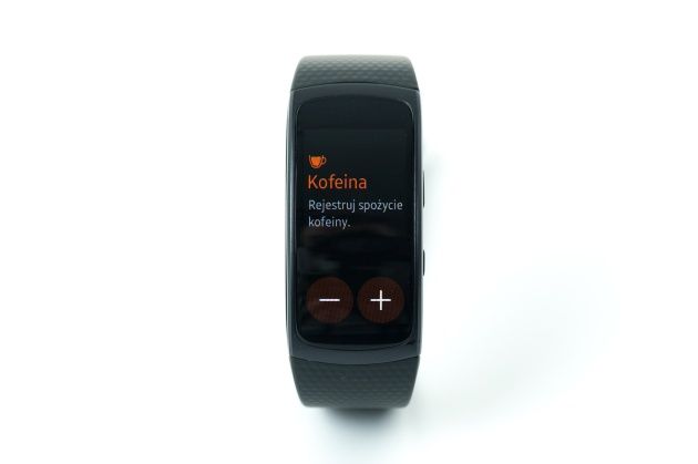 Samsung Gear Fit 2 kofeina