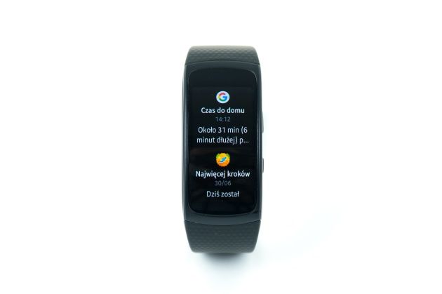 Samsung Gear Fit 2 powiadomienia