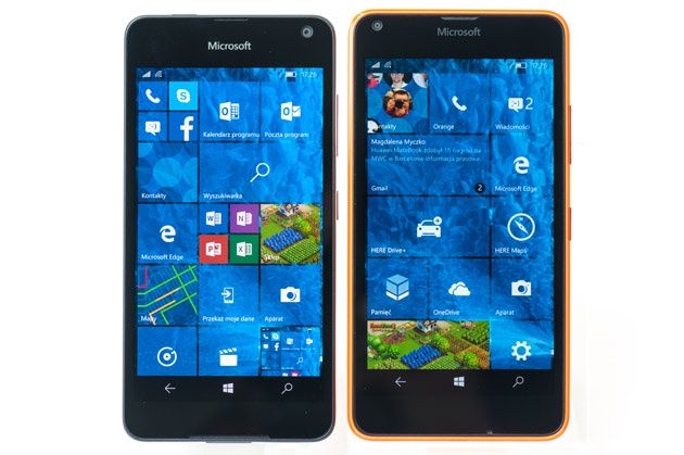 Lumia 650 vs Lumia 640 - ekran