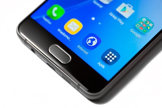 Samsung Galaxy A5 2016 - przycisk home pod wyświetlaczem