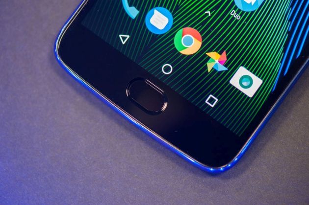 Moto G5 Plus czytnik linii papilarnych