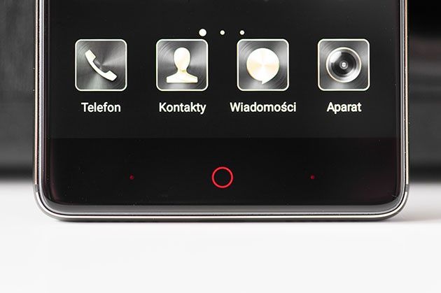 Nubia Z17 Lite - podświetlane przyciski