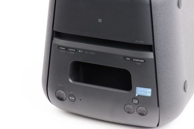 Sony GTK-XB60 panel sterowania