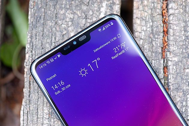 LG G7 - jasny wyświetlacz