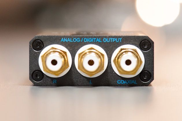 NuPrime uDSD - RCA i wyjście koaksjalne SPDIF