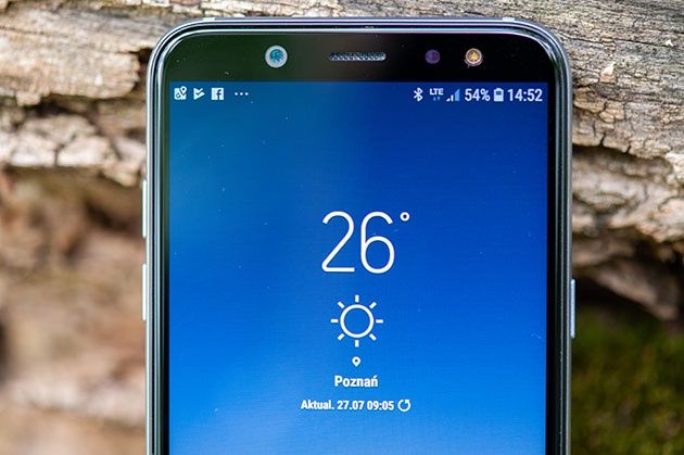 Galaxy A6 - ekran AMOLED