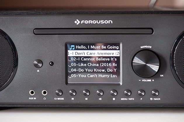 Ferguson Regent i400s - odtwarzanie plików z USB