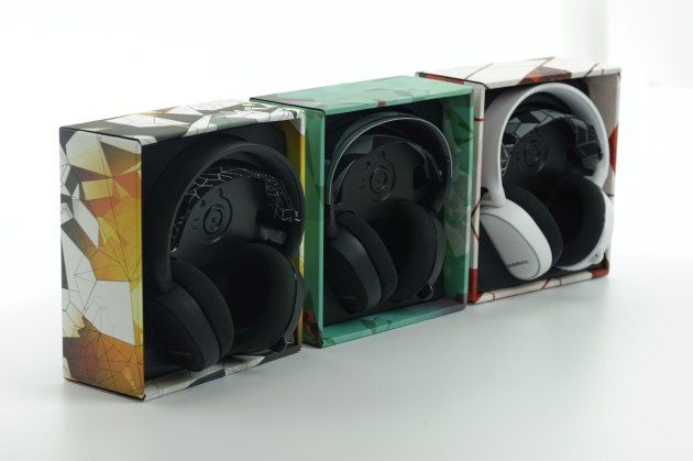 steelseries arctis w pudełkach