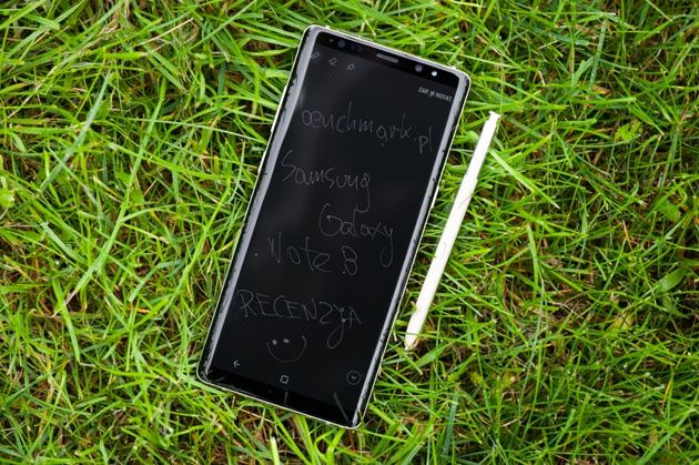 Galaxy Note 8 - notatki na zablokowanym ekranie