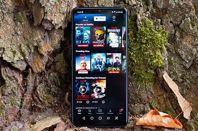 LG G7 ThinQ - Netflix na smartfonie