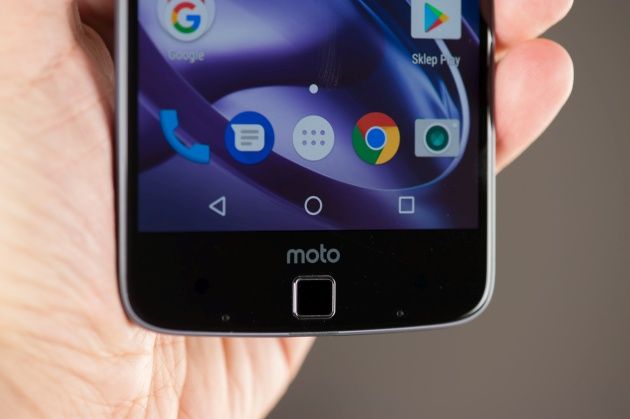 Moto Z czytnik linii papilarnych
