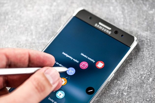 Samsung Galaxy Note 7 - rysik