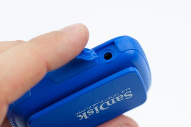 SanDisk Clip Sport Plus port słuchawkowy