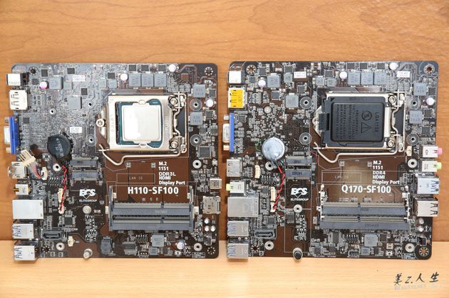 ECS H110-SF100 i Q170-SF100 płyty główne