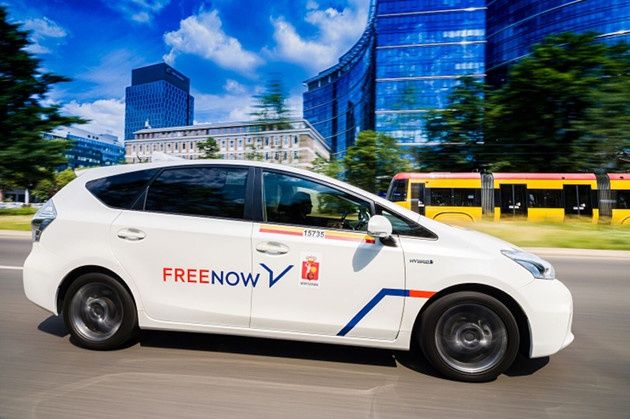FREE NOW taxi