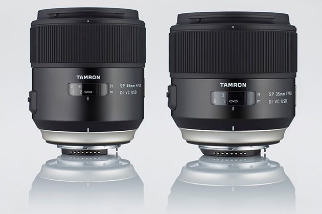Tamron SP 35mm F1.8 Di VC USD oraz 45mm F1.8 Di VC USD