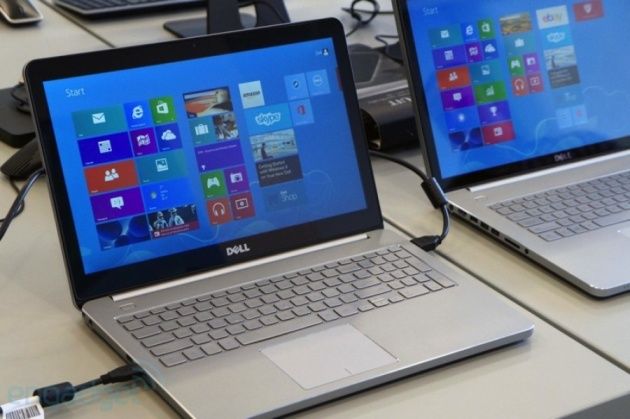 Dell Inspiron 7000 widok front windows 8
