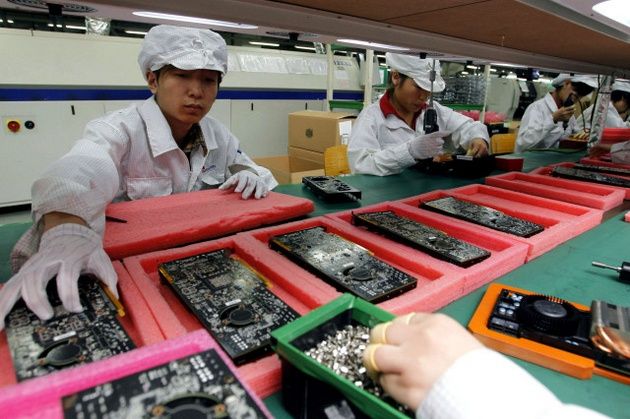Foxconn pracownicy