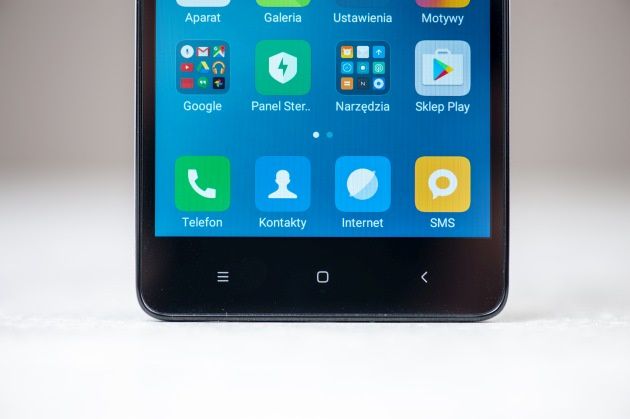 Xiaomi Redmi 3S przód przyciski