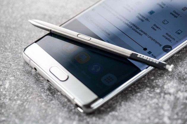 Samsung Galaxy Note 7 - piórko
