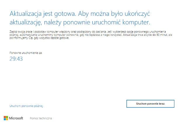 Windows 10 restart
