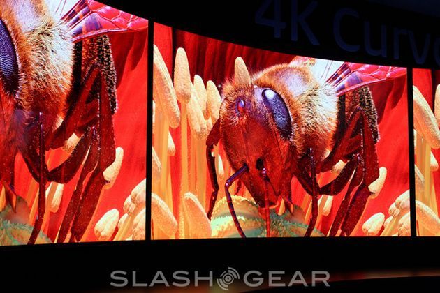 Panasonic OLED 4K Curved TV zoom
