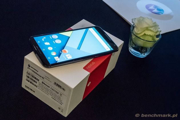 Motorola Nexus 6 ekran i pudełko