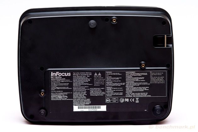 InFocus IN119HDx widok dół