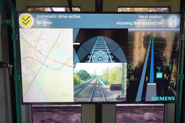 Siemens tramwaj wnętrze
