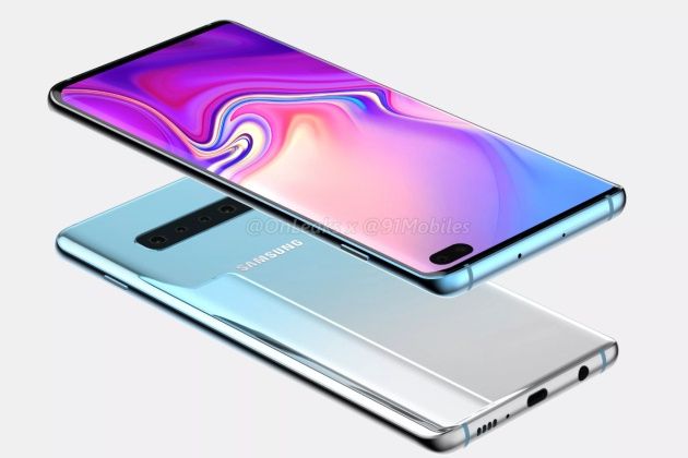 Galaxy S10+ smartfon render