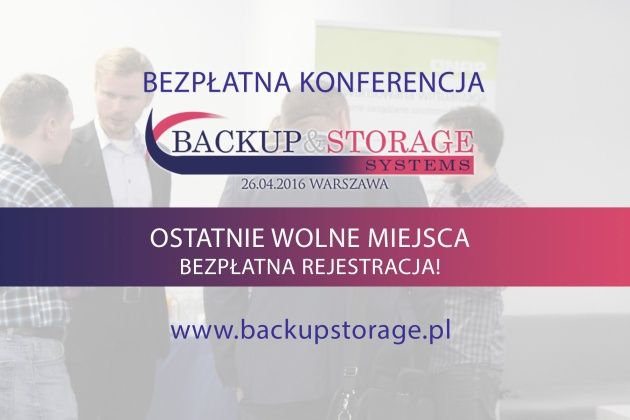 konferencja backup storage