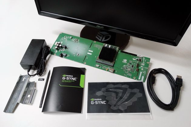 ASUS VG248QE moduł Nvidia G-Sync zdjęcie
