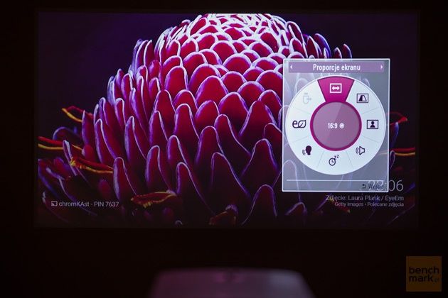 LG PF1500G test menu szybkie