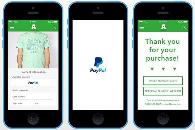 PayPal One Touch