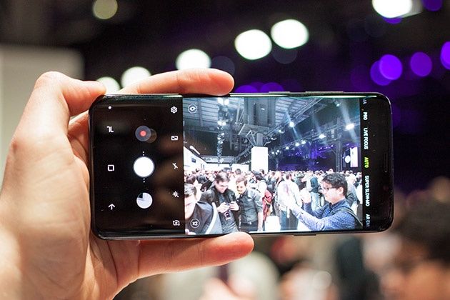 Samsung Galaxy S9+ interfejs aparatu