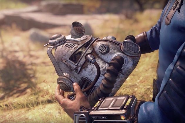 Fallout - hełm wspomaganego pancerza