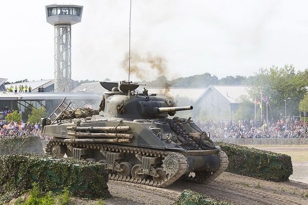 Spotkanie z Wargaming w muzeum w Bovington -Furia podczas pokazu
