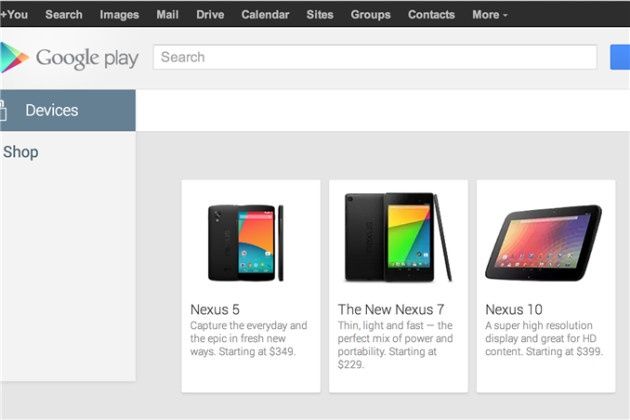 Nexus 5 smartfon w sklepie Google Play