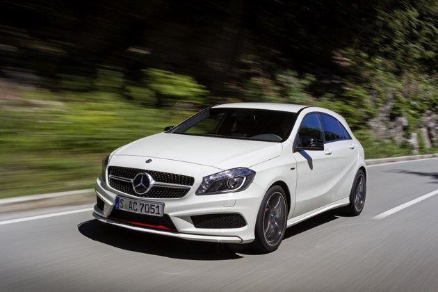 Mercedes A250 Sport - trasa