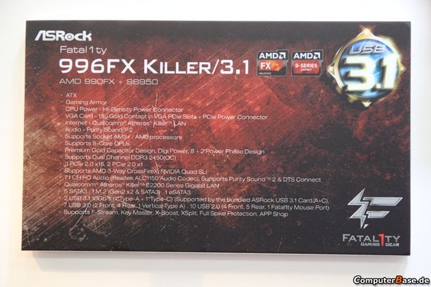 ASRock Fatal1ty 996FX Killer/3.1 płyta główna