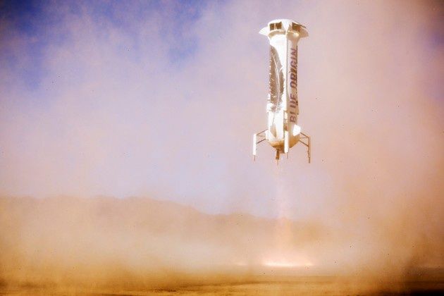 Blue Origin lądowanie
