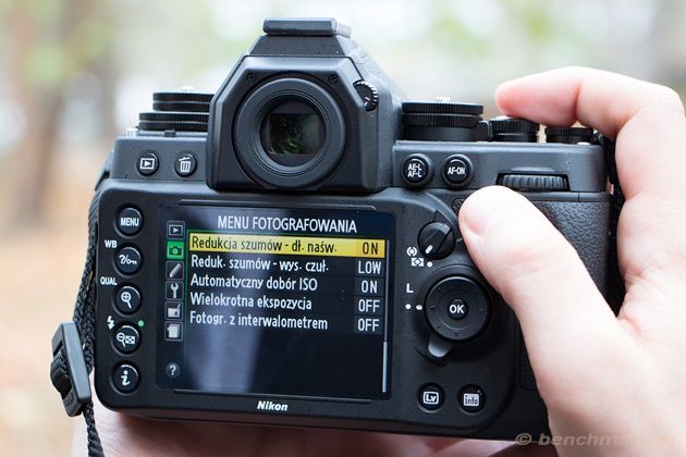 Nikon Df menu użytkownika