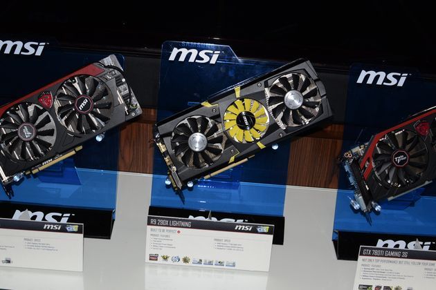 MSI Radeon R9 290X Lightning karta graficzna zdjęcie CES 2014